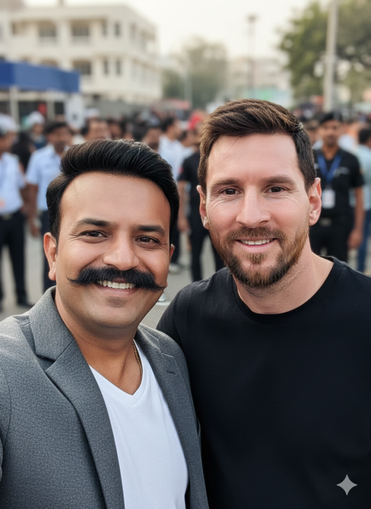 Create a Realistic AI Selfie with Lionel Messi Using Gemini Nano Banana Pro