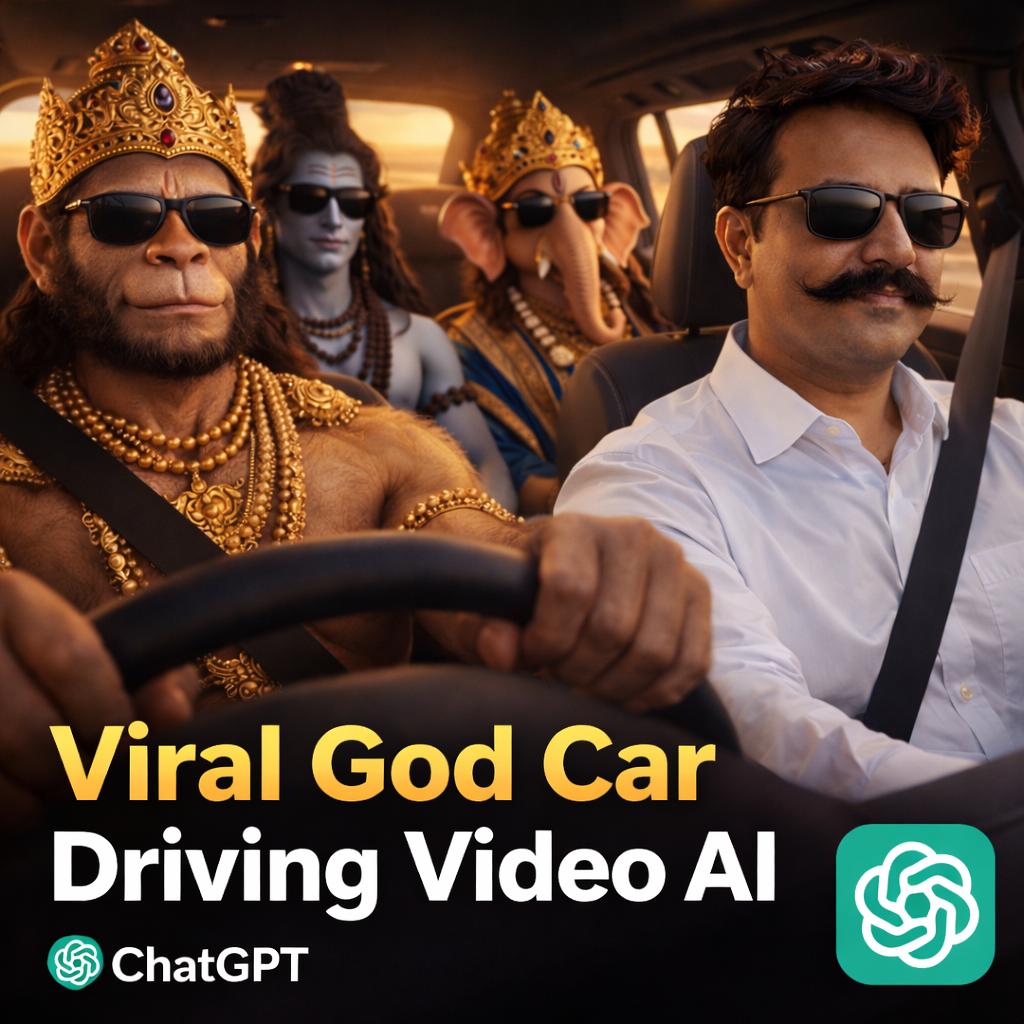 Viral God Car Driving AI Video Trend